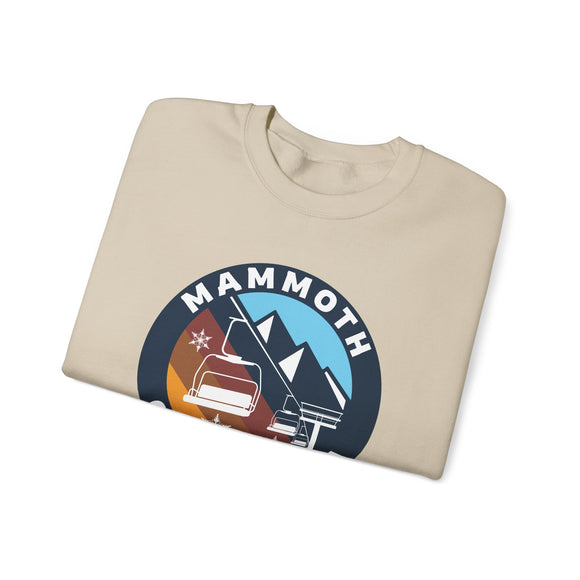 Mammoth, California Sweatshirt - Ski Lift Mammoth Crewneck Sweatshirt