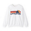 Littleton, Colorado Sweatshirt Retro Mountains, Littleton Unisex Crewneck, Vintage Cozy Jumper, Gift for Outdoor Lovers