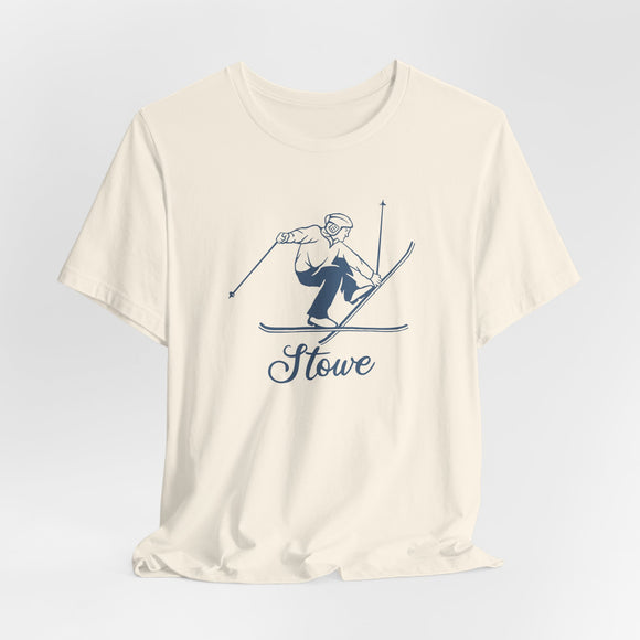 Stowe, Vermont T Shirt - Vintage Ski Graphic Tee
