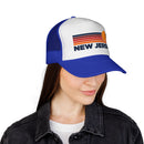 New Jersey Retro Sun Trucker Hat - Vintage Style New Jersey Cap-13