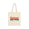 Denver, Colorado Tote Bag - Cotton Canvas Denver Bag
