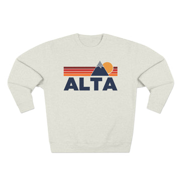 Premium Alta, Utah Mountain Lines Graphic Sweatshirt