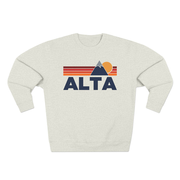 Premium Alta, Utah Mountain Lines Graphic Sweatshirt