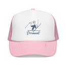 Vermont Snow Ski Trucker Hat — Retro Skier Foam Cap-1