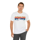 Jackson Hole, Wyoming Shirt - Mountain Sunset Unisex Jackson Hole T-Shirt-68
