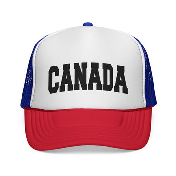 Canada Retro Collegiate Style Trucker Hat