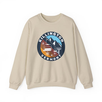 Killington, Vermont Sweatshirt - Ski Lift Killington Crewneck Sweatshirt - 0