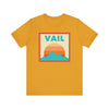 Retro Vail, Colorado T-Shirt, Mountain Sun Tee, Unisex Graphic Shirt, Vintage Vail, Colorado Top, Outdoor Adventure Clothing