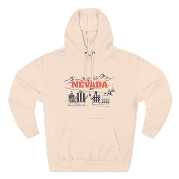 Buy pale-pink Premium Nevada Après-ski Hoodie - Unisex Sweatshirt