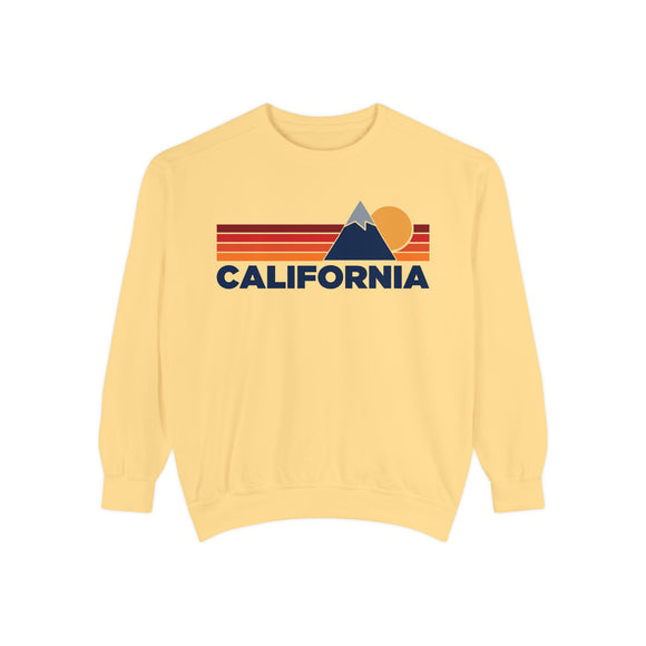 California Mountain Stripes Sweatshirt | Comfort Colors - 100% Cotton