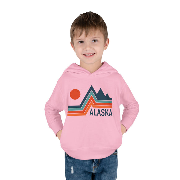 Alaska Toddler Hoodie - Unisex Alaska Toddler Sweatshirt