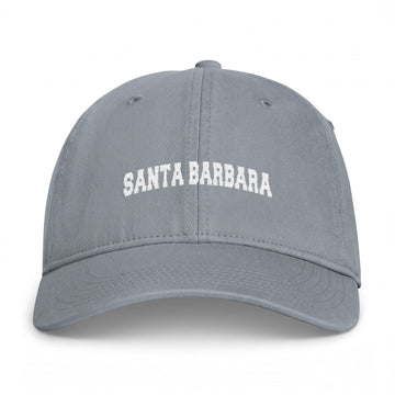 Buy granite Santa Barbara, California Washed Baseball Cap - Vintage Coastal Comfort Colors