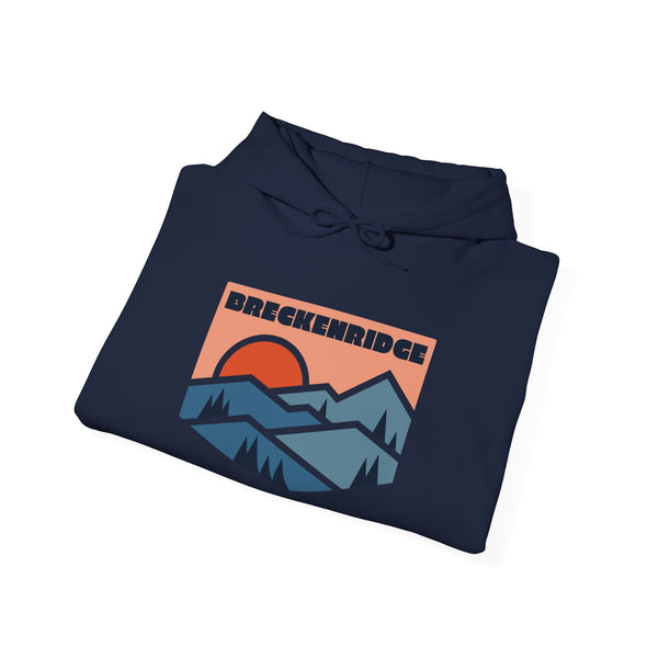 Breckenridge, Colorado Hoodie - Unisex Mountain Breckenridge Hoodie Graphic Sweatshirt