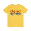 Bend, Oregon Shirt - Mountain Sunset Unisex Bend T-Shirt