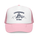 Leavenworth, Washington Ski Babe Trucker Hat — Foam Mesh Cap-1