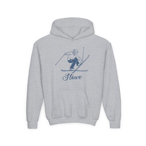 Stowe, Vermont Youth Hoodie - Snow Ski Kids Stowe Hooded Sweatshirt