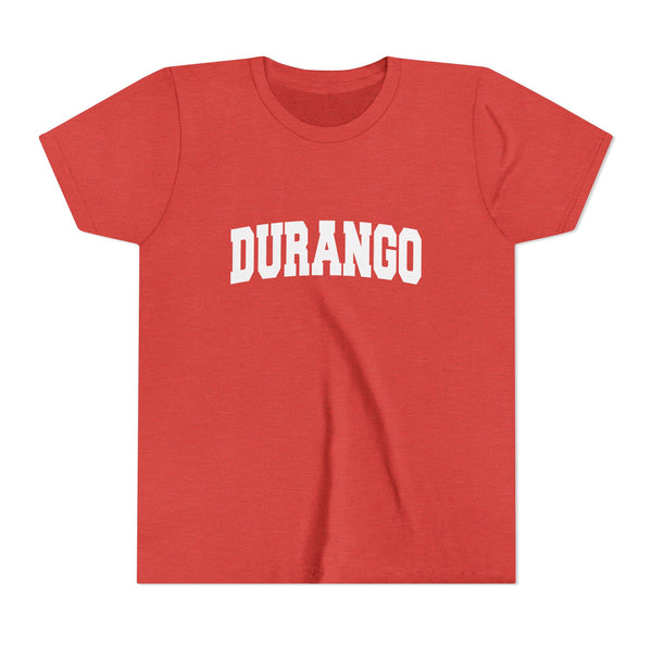 Durango, Colorado Youth Graphic Tee - Kids Durango T Shirt