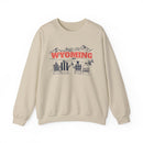 Wyoming Sweatshirt Après-Ski Crewneck - Mountain Ski Lodge Design-2