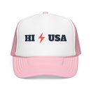 Hawaii Retro Trucker Hat - Lightning Foam Cap-3