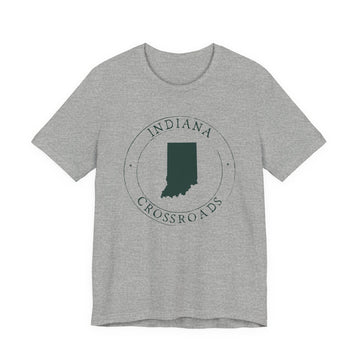 Buy athletic-heather Indiana T-Shirt — State Graphic Tee