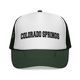 Buy dark-green Colorado Springs, Colorado Collegiate Style Trucker Hat
