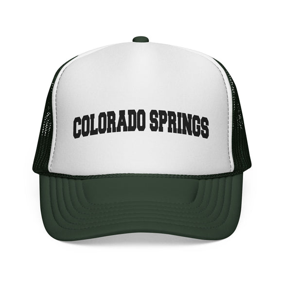Colorado Springs, Colorado Collegiate Style Trucker Hat