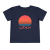 Utah Toddler T-Shirt - Retro 80s Unisex Toddler Utah Shirt