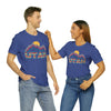 Utah T Shirt Retro Mountain - Unisex Utah Shirt