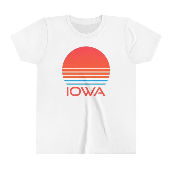 Iowa Youth Shirt - Retro 80s Iowa Kid's T-Shirt