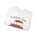 Traverse City, Michigan Sweatshirt - Pontoon Boat Sweatshirt-7