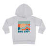 Big Sky, Montana Toddler Hoodie - Unisex Big Sky Toddler Sweatshirt