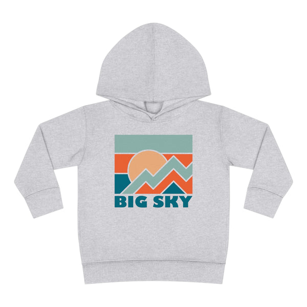 Big Sky, Montana Toddler Hoodie - Unisex Big Sky Toddler Sweatshirt