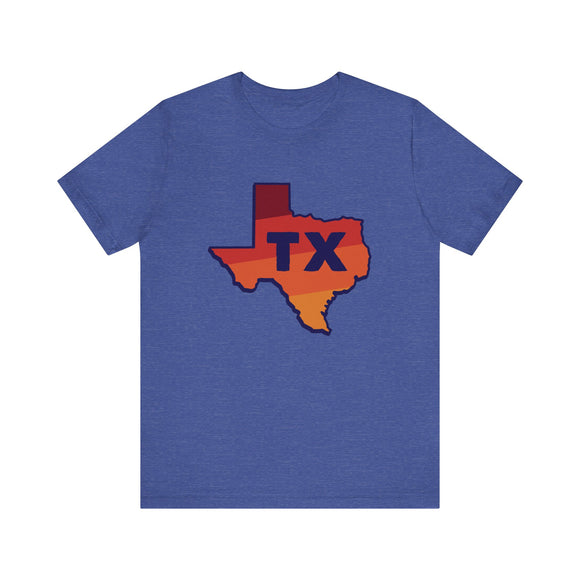 Texas T-Shirt Retro - Adult Unisex Texas T Shirt