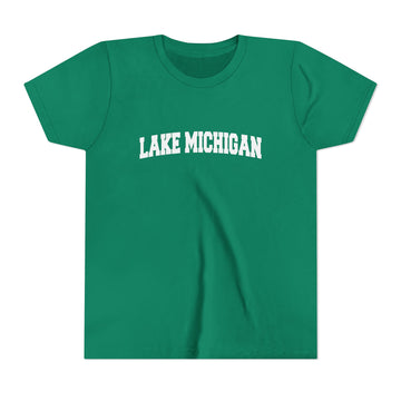 Lake Michigan Youth Graphic Tee - Kids T Shirt - 0