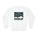 Ouray, Colorado Youth Sweatshirt - Unisex Kid's Ouray Crewneck Sweatshirt-1