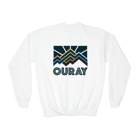 Ouray, Colorado Youth Sweatshirt - Unisex Kid's Ouray Crewneck Sweatshirt
