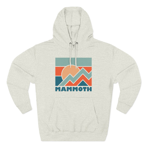 Mammoth, California Hoodie - Retro Mountain Unisex Sweatshirt