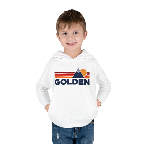 Golden, Colorado Toddler Hoodie - Unisex Mountain Golden Pullover Sweatshirt, Kids Hooded Jumper, Colorado Souvenir