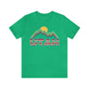 Utah T Shirt Retro Mountain - Unisex Utah Shirt