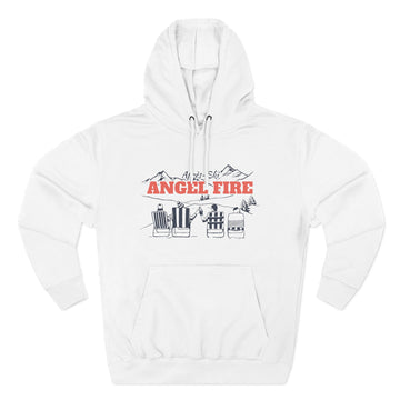 Premium Angel Fire, New Mexico Après-ski Hoodie - Unisex Sweatshirt