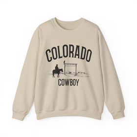 Colorado Sweatshirt - Mountain Cowboy Graphic Crewneck