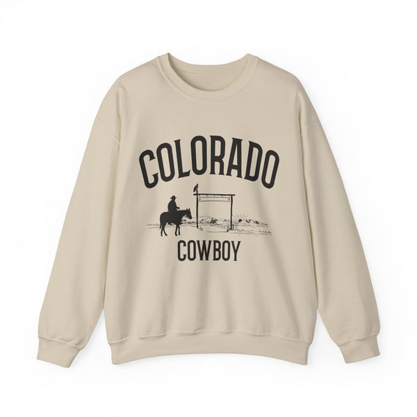 Colorado Sweatshirt - Mountain Cowboy Graphic Crewneck
