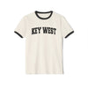 Key West, Florida Cotton Ringer Graphic Tee - Unisex Key West T Shirt, Vintage Style Tee, Men's/Women's Tee