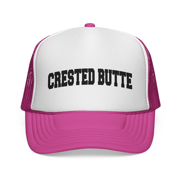 Crested Butte, Colorado Collegiate Style Trucker Hat