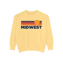 Midwest Sunset Stripes Sweatshirt | Comfort Colors - 100% Cotton-1