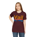 Vail, Colorado Shirt - Mountain Sunset Unisex Vail T-Shirt-80