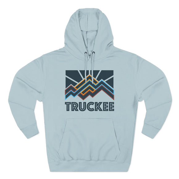 Truckee, California Hoodie - Retro Mountain Unisex Sweatshirt