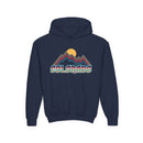 Colorado Youth Hoodie - Retro Mountain Colorado Youth Sweatshirt-6