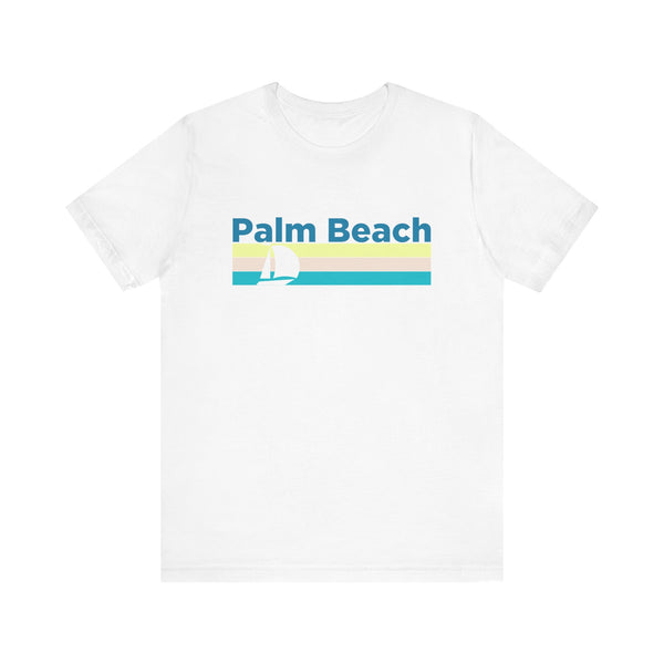 Palm Beach T Shirt - Sailboat Graphic Palm Beach Tee