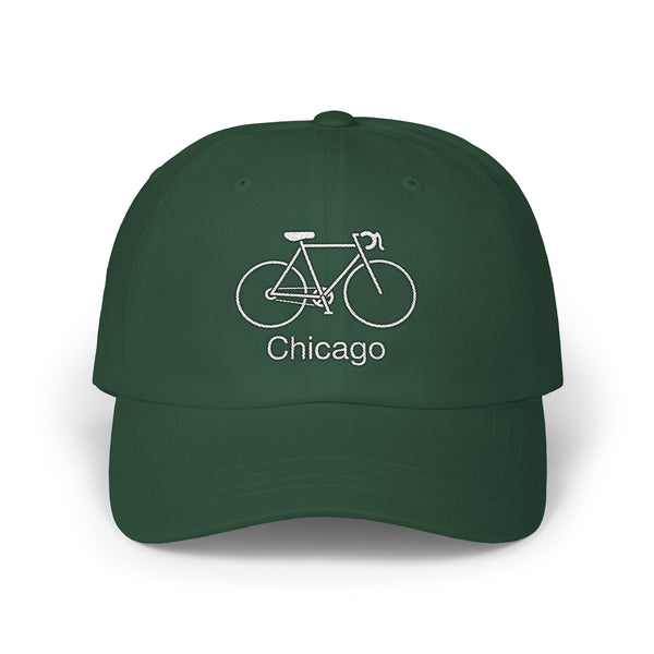 Chicago, Illinois Dad Hat - Embroidered Chicago Classic Dad Cap